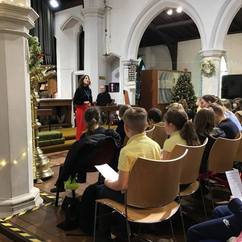 Church service and Christmas festivities!