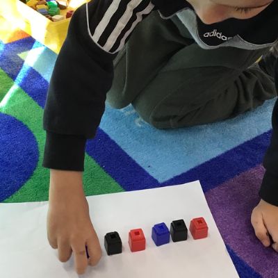 The children have been learning about pattern.