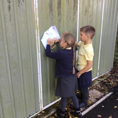 Geography Fieldwork - mapping different textures found on the playground