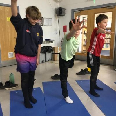 Learning yoga