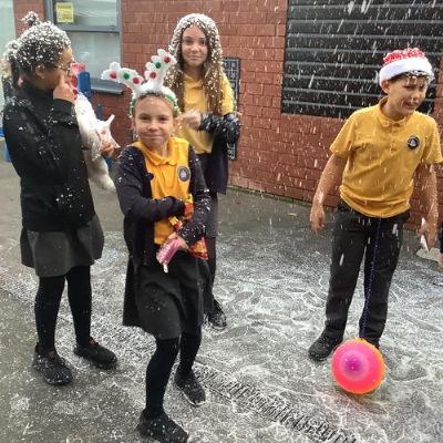 Christmas Fair fun and Father Christmas