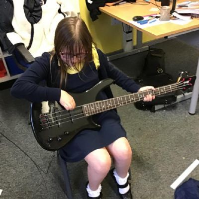 Learning the bass guitar
