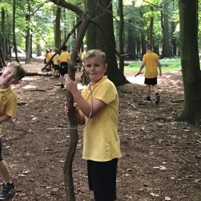 Our first day of Year 6, spent at High Lodge