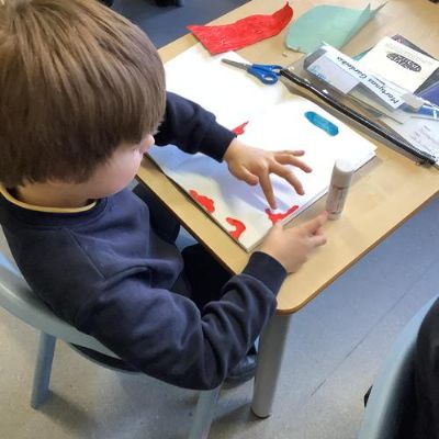 Art: We looked at the collages of Henri Matisse