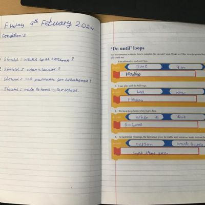 Year 5 - Using selection when programming Crumble Controllers